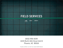 Tablet Screenshot of fieldservicesaudio.com